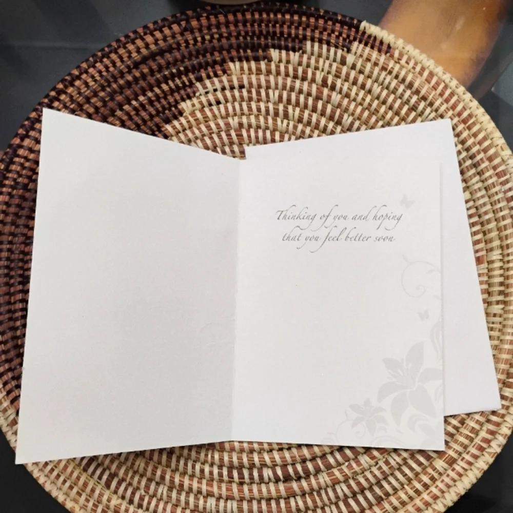 2 Get Well Soon Greeting Cards NEW